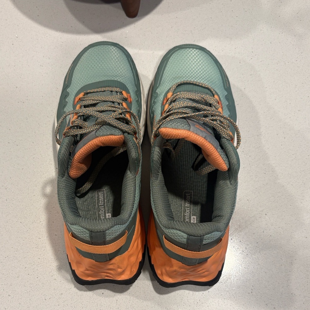 New Balance Green and Orange Athletic Shoes - Picture 2 of 7